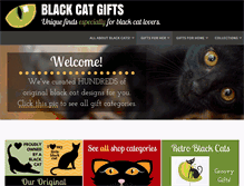 Tablet Screenshot of blackcatgifts.com